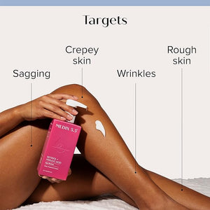 Medix 5.5 Retinol Body Lotion + Argan Oil Cream 2PC Skin Care Set Body &amp Face Moisturizer | Firming Body Lotion Bundle Reduces Look Of Wrinkles Cellulite Crepey Skin &amp Uneven Skin Tone 2PC