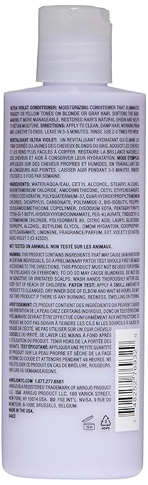 ARROJO Ultra Violet Conditioner Floral Bouquet 8.5 Fl Oz