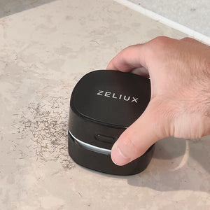 VacGroom Grooming Vacuum Cleaner for Men - Portable USB Rechargeable Stubble Bathroom Sink Cleaner with Post-Trimming Beard Hair Suction