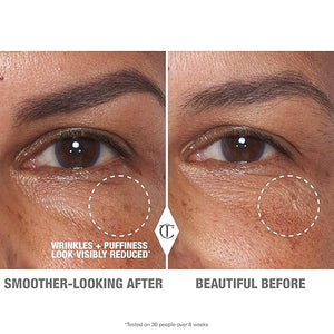 Charlotte Tilbury Cyro-Recovery Eye Serum - Cooling Dark Circles Under Eye Treatment - Addresses Fine Lines Wrinkles &amp Puffiness - Infused with Caffeine to Boost Elasticity