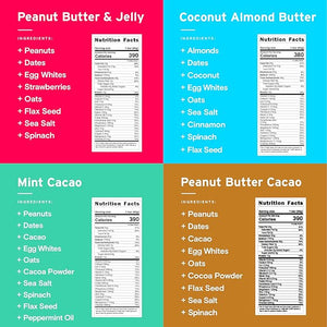 SANS Meal Replacement Protein Bar Gluten Free Healthy High Protein Snacks High Fiber No Sugar Added Dairy Free Soy Free Variety Pack 30 Bars