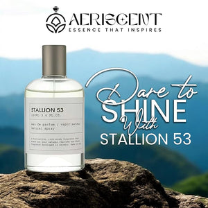 Stallion 53 Eau de Parfum Spray 100ml/3.4 oz for Unisex ? Vaporisateur - Long Lasting Woody Fragrance ? Ideal for Gifting or On-the-Go