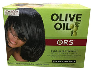 Organic Root Stimulator Olive Oil No Lye Relaxer Kit Extra Strength (Pack of 5)