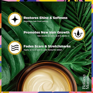 PREMIUM Cold-Pressed Batana Oil for Hair Growth 100% Pure &amp Organic No Burnt Smell Hair Mask from Honduras Fade Stretchmarks All Natural
