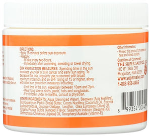 SUPER SALVE Sierra Madre Sun Cream, 6 OZ