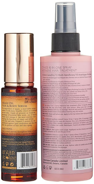 Argan Deluxe Professional 10 Spray Morrocan Argan Oil Hair and Body Serum