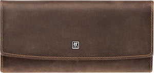 ZWILLING Beauty TWINOX 6-pc Manicure Set with Brown Leather Case, Travel case Set for Hands and feet