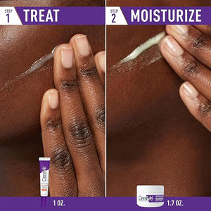 CeraVe Vitamin C Serum and Night Cream Skin Care Set, Brightening Serum with 10% Pure Vitamin C &amp; Night Moisturizer with Peptides + Hyaluronic Acid, Travel Essentials, 1oz Vit C + 1.7oz Moisturize