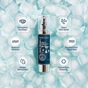 Particle 6-in-1 Face Cream for Men Men¡¯s Daily Hydrating Moisturizer with Vitamin C Jojoba Oil Vitamin E &amp Hyaluronic Acid Skin Care Routine Healthy Skin Support Pack of 1 1.7 FL OZ