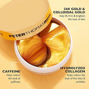 Peter Thomas Roth | 24K Gold Pure Luxury Lift &amp; Firm Hydra-Gel Eye Patches | Anti-Aging Under-Eye Patches, Help Lift and Firm the Look of the Eye Area