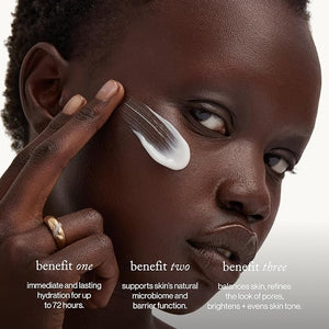 goop Beauty 72-Hour Hydrating Water Cream | Matte Moisturizer for All Skin Types | Niacinamide &amp Fermented Astragalus Root | Hydrating Face Lotion to Plump Firm &amp Reduce the Look of Pores | 1