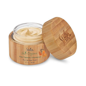 Shira Shir Turmeric Moisturizer - 50ml - Organic Anti-Aging Cream with Vitamins B6 &amp C Improves Skin Elasticity Reduces Acne Scars Hydrating Facial Moisturizer for Radiant Skin Natural Skincar