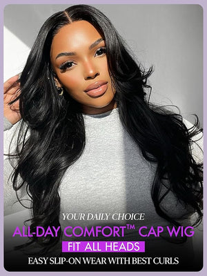 LUVME HAIR All-Day Comfort¢â Loose Body Wave 5x5 Lace Front Wigs Human Hair Glueless Wigs Human Hair Pre Plucked Pre Cut Long Black Wig Lace Closure Wigs Frontal Wigs Human Hair