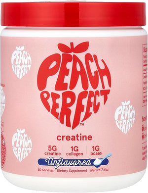 Peach Perfect Creatine Blend for Women ? Micronized Creatine Monohydrate with BCAA &amp Collagen for Glute Strength Support ? Unflavored ? 30 Servings