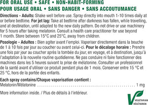 Jamieson Melatonin Sleep Spray- Natural Mint Flavour, 58ml