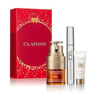 Clarins DOUBLE SERUM EYE | Anti-Aging Eye Treatment | Visibly Smoothes, Firms, Hydrates and Revitalizes For More Youthful-Looking Eyes In Just 7 Days* | 13 Plant Extracts, Including Turmeric | 0.6 Oz