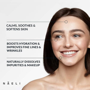 Gentle Face Cleanser - All Natural Anti Aging Vitamin C Face Wash for Sensitive &amp; Dry Skin with Hyaluronic Acid &amp; Antioxidants - Vegan &amp; Cruelty Free, 4 oz