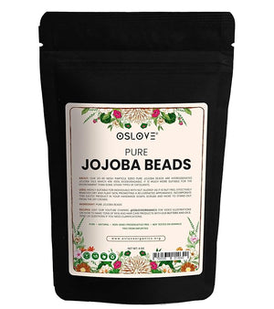 Pure Jojoba Beads- 20/40 Mesh Size | Cleanses and Exfoliates Skin | Use in Soaps Cleansers &amp Scrubs- 4oz