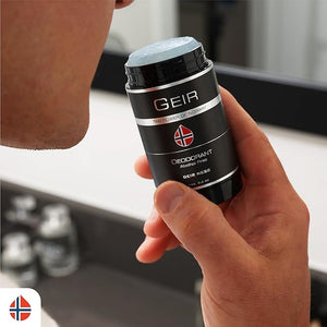 Geir Ness Men Deodorant - Alcohol and Aluminum Free Deodorant - Odor Protection for Sensitive Skin - Light and Long Lasting Cool and Clean Scent
