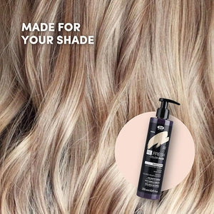 Lisap Color Depositing Hair Mask Sand 8.45 oz Hair Gloss Toner Deep Conditioning Hair Mask Dry Damaged or Color Treated Hair Repair With Hydrating Camellia Oil For Shine &amp Moisturization