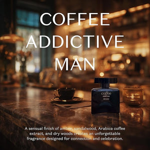 O Botic?rio Coffee Addictive Man Eau de Toilette Spicy &amp Warm Fragrance with Cardamom Amber &amp Coffee Extract Sophisticated Scent for Men 3.4 Ounce (100ml)