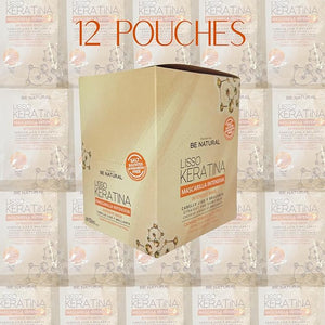 PLife Be Natural Lisso Keratin Intensive Mask x12 Pouches 35g/1.23 oz