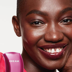 Saie Glossybounce - Hydrating Lip Gloss and Tinted Lip Oil Hybrid with Hyaluronic Acid &amp; Jojoba Oil for Non-Sticky, Ultra-Shiny, Plump &amp; Soft Lips - Everyday Makeup Essential - Dream (.17 oz)