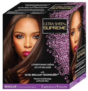 Ultra Sheen Supreme Relaxer Kit Regular (Pack of 4)