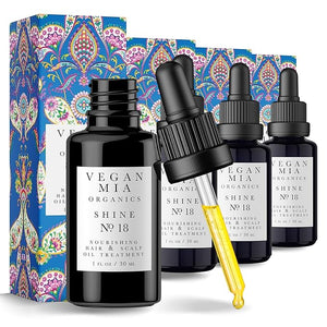 USDA Organic Rosemary Oil for Hair Growth with Castor Jojoba Argan Amla &amp More by Vegan Mia | Deeply Hydrates &amp Intense Nourishment for Itchy Scalp Stubborn Dandruff &amp Dry Scalp Treatm