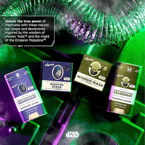 Dr. Squatch Star Wars Bundle - Natural 4 Soap and 2 Deodorant Gift Set - Wisdom Wash Wisdom Guard Sinister Scrub Sinister Sticc