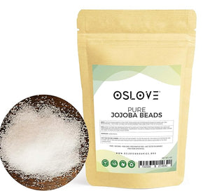 Pure Jojoba Beads- 20/40 Mesh Size | Cleanses and Exfoliates Skin | Use in Soaps Cleansers &amp Scrubs- 4oz