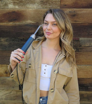 Lift Wand Professional High Frequency Facial Wand Machine Includes 7 Electrodes and Aluminum Case Anti Aging Device Diminish Wrinkles Scars Dark Circles Breakthrough Device for Beauty