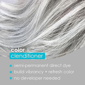 Keracolor Color + Clenditioner 3-in-1 Color-Depositing Conditioner Gentle Cleansing Conditioner Infusing Semi-Permanent Hair Color 9 Shades 33.8 Fl Oz