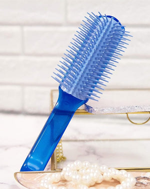 Ebros Kai Made in Japan Hair Styling Beauty Care Ionic Hair Brush Negative Ion Comb As Hair Care Styling Combs Seals Split Ends Eliminate Kinks Shiny Smooth Healthy Hair Strands Japanese Innovation