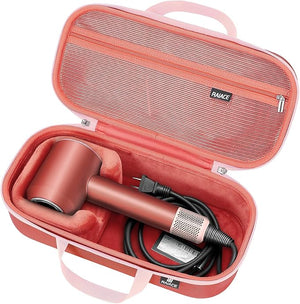 RAIACE Hard Storage Case Compatible with dyson Hair Dryer Travel Carrying Bag. (for sale is case only). - Black+Gray