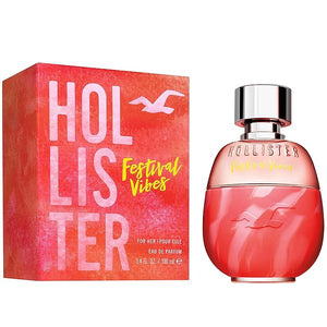 Hollister Festival Vibes Eau de Parfum Spray for Women 3.4 Ounce