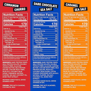 Wild Fox Protein Bars - Keto-Certified High Protein Snack with No Refined Sugar, Great Taste, 15g Protein, and No Seed Oils, Variety Pack