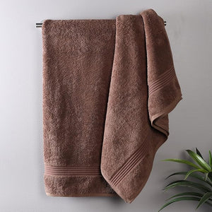 Superior Egyptian Cotton Bath Towel Set Home Bathroom Towels Master Guest Bath Decor Essentials Quick Dry Absorbent Large Body Towels Spa Hotel Resort Adult Kids Set of 2 Mocha