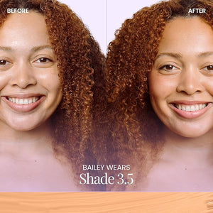 Naked Sundays BeautyScreen¢â SPF 50 Mineral Peptide Foundation Tint 2-in-1 Skin Tint &amp Mineral Sunscreen- Radiant Buildable Coverage Acne-Safe (3.5 Light Medium Cool 1.01 Oz)