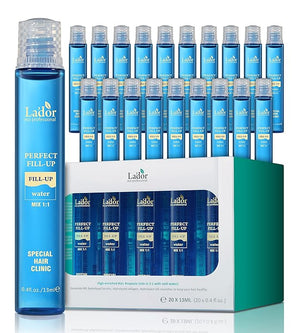 LADOR Perfect Hair Fill-Up Intensive Keratin Deep Conditioner Hair Treatment Collagen Protein Effective Hair Mask Pack for Color Treated Dry Fine Thin Hair Care Korean
