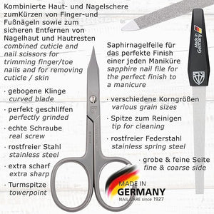 3 Swords Germany ? MEN's kit - manicure pedicure beard ear ALL IN ONE - stainless steel tools