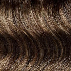 Luxy 100% Remy Human Hair Extensions for Thin Hair Thinning Hair Fill-Ins ? 6 Seamless Wefts Multi-Dimensional Color Blend - Natural-Looking Volume &amp Coverage 80 grams 16 Dimensional Sunkissed Br