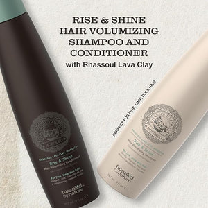 Tweak¡¯d by Nature - Rise &amp Shine Hair Volumizing and Thickening Shampoo and Conditioner Set for Fine Hair Paraben and Sulfate Free Shampoo and Conditioner for Oily Hair Hydrating (2 x 9 ounces)