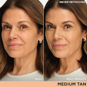 IT Cosmetics CC+ Cream Illumination - Radiant Full Coverage Foundation With SPF 50+ Color Corrector &amp Hydrating Anti-Aging Serum Hydrolyzed Collagen + Peptides Normal to Dry Skin - 1.08 fl oz