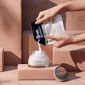 L'Occitane Almond Milk Concentrate 48 Hour Hydration* Moisturizes Firms &amp Smooths Skin with Almond Milk &amp Oil Clean Skincare Non-Greasy Vegan