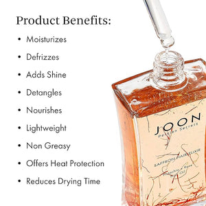 Joon Saffron Hair Elixir Pistachio + Rose Hair Oil 3.11 Fl. Oz.
