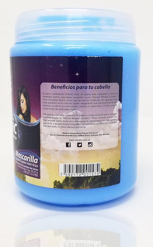 Thermo Group Mystic Thermo Ionic Anti Frizz Capillary Treatment Mask 35.27 Oz - Ionic Hair Treatment Mask For Straighter Frizz Free Smooth &amp Silky Hair - Reduces Tangles and Enhances Curls