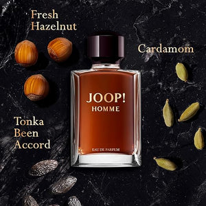 Joop! Homme Eau de Parfum ? Spicy Fresh Men's Cologne ? With Notes of Cardamom Hazelnut Vanilla &amp Tonka Bean ? Luxury Perfumes for Men ? Long Lasting Fragrance
