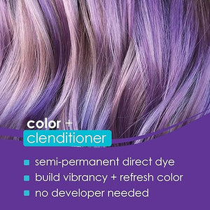Keracolor Color + Clenditioner 3-in-1 Color-Depositing Conditioner Gentle Cleansing Conditioner Infusing Semi-Permanent Hair Color 9 Shades 33.8 Fl Oz